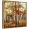 Soft Light (Trees) by Allison Pearce 16-in. W x 16-in. H. Canvas Wall Art Print Framed in Natural